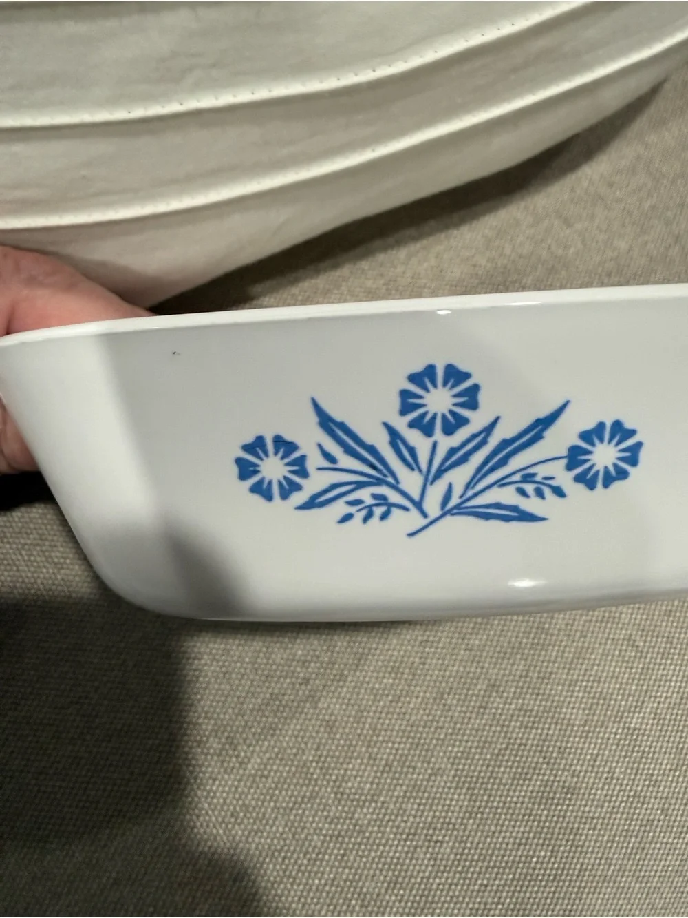 Vintage Corningware Blue cornflower Pattern, mini P-41-B, baking dish.